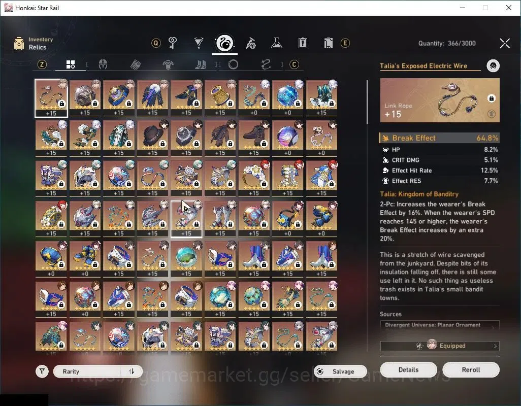 Honkai Star Rail Accounts Asia|TL 67|10 Limited|Anaxa,Silver Wolf,Jingliu,Fi image 8