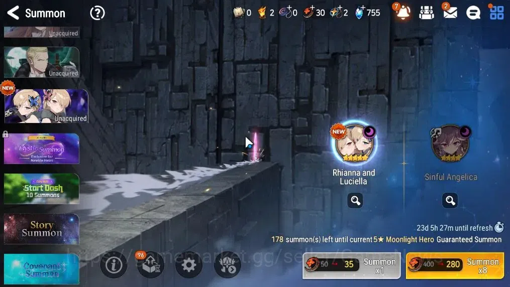 Epic Seven Accounts GLOBAL Unverif|New Era|3 ML(NM Luna,FCecilia,AElen image 17