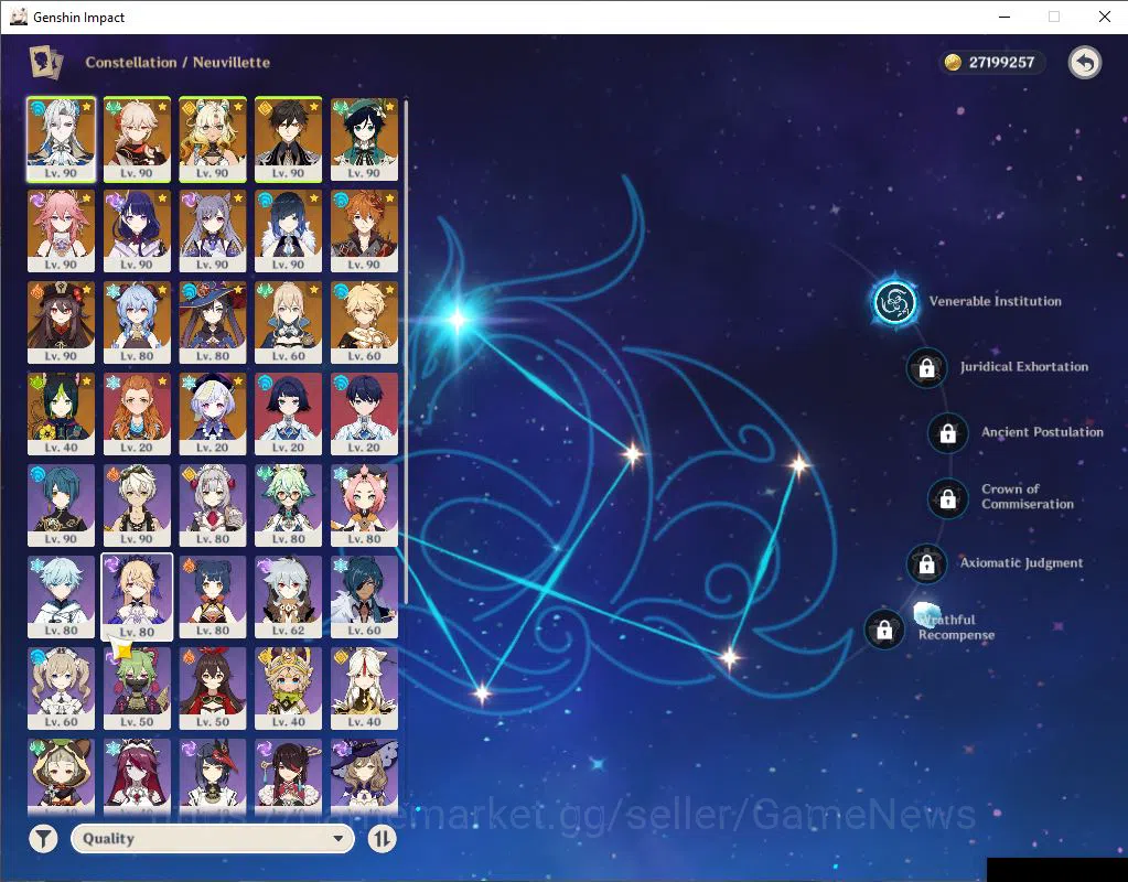 Genshin Impact Accounts ASIA|AR 59| 11 Limited +9(*5Weapon)|[NeuvillateC1, image 4