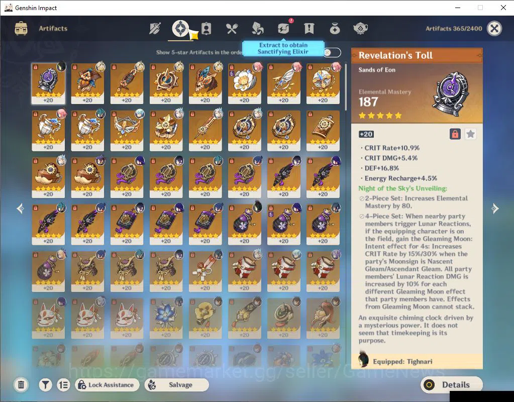Genshin Impact Accounts ASIA|AR 59| 11 Limited +9(*5Weapon)|[NeuvillateC1, image 6