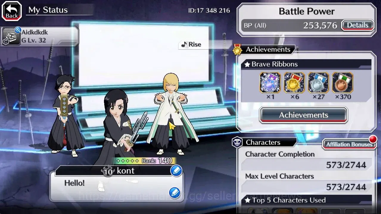 Bleach: Brave Souls Accounts [GLOBAL]30K Orb|TYBW26[Momo,Shinji],Rukia 10th Ann image 2