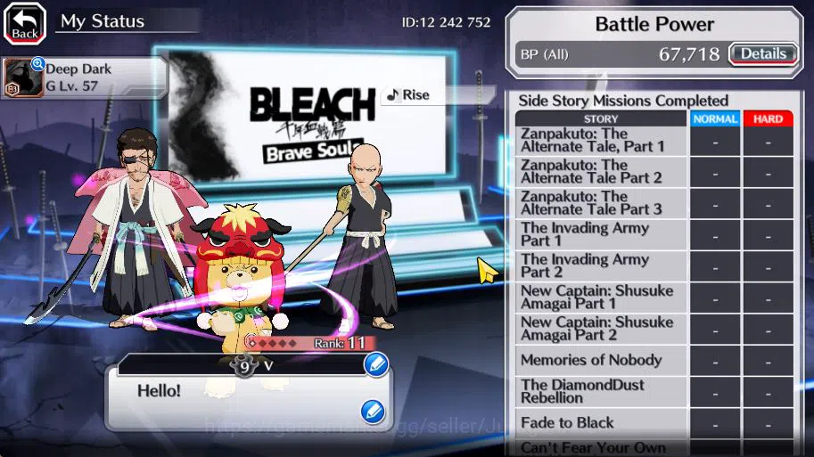 Bleach: Brave Souls Accounts [GLOBAL]6K Orbs+Fresh All Story|TYBW26(Ikkaku,Shun image 4