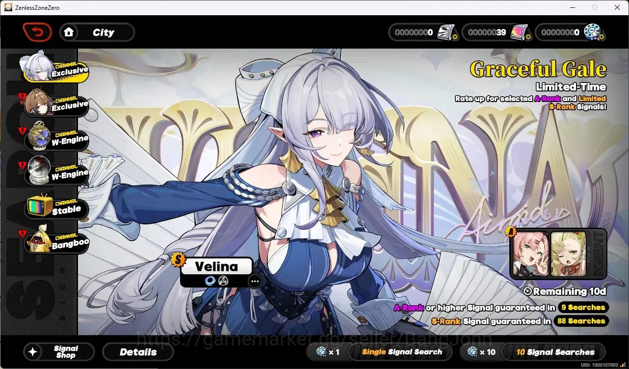 Zenless Zone Zero Accounts Starter ASIA|IK 57|8 Limited|2 VoidHunter|(Trigger,Ellen)+Sign,Shunguang,Miyabi,Evelyn,Jane|7 8