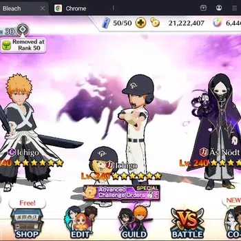 Bleach: Brave Souls Accounts Starter Global|21M+6K Orb|Fresh Story|IchigoDT,Ururu Karakurizer,Äs Nödt MSV,Uryu 7th,Rangiku