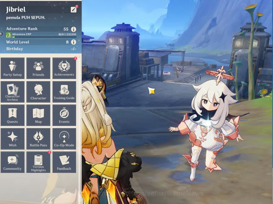 Genshin Impact Starter ASIA|AR 55|3 limited 3*5Weapon|ArlecchinoC1+Sign,X image 1