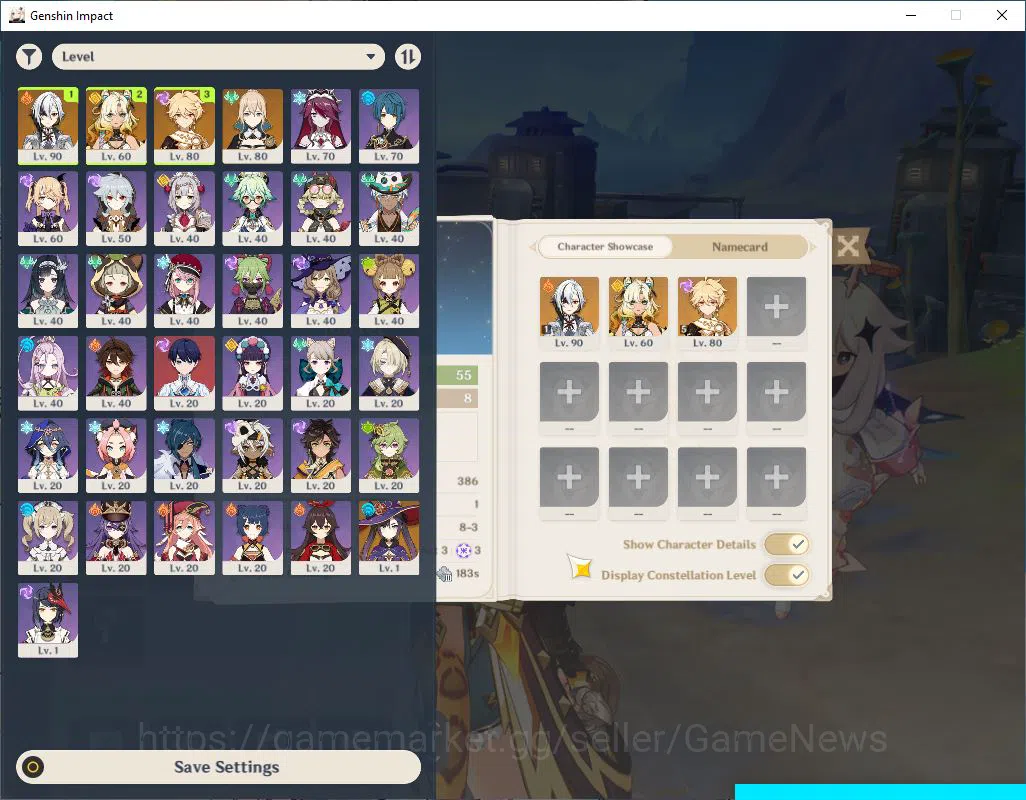 Genshin Impact Accounts Starter ASIA|AR 55|3 limited 3*5Weapon|ArlecchinoC1+Sign,Xilonen+(Jean,Mona)||Mc 2
