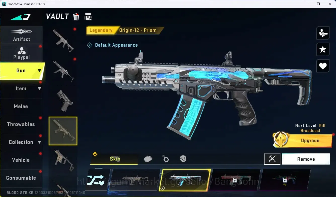 Blood Strike Accounts ASIA|Collab Gun MCX - EVA-00|3 Legendary Gun|Colla image 2