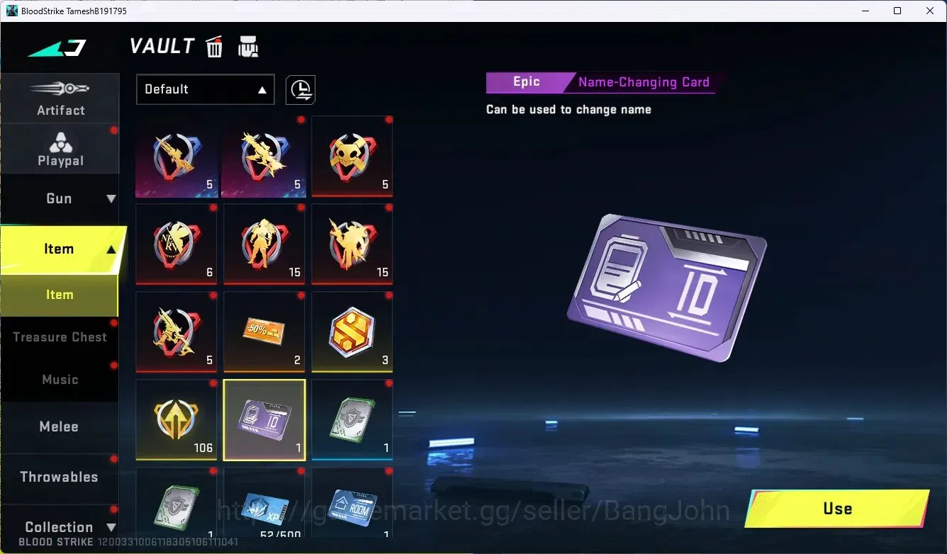 Blood Strike Accounts ASIA|Collab Gun MCX - EVA-00|3 Legendary Gun|Colla image 6