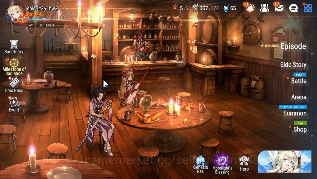 Epic Seven Accounts GLOBAL Unverif|New Era|4 ML(Salome,LC Bellona,SS V image 1