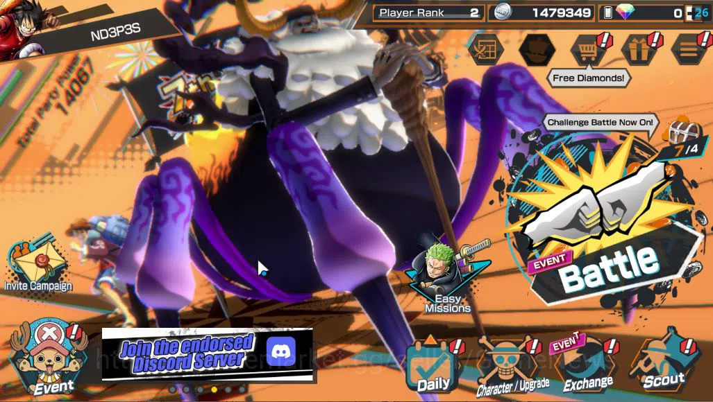 Global| 3 EX |Blackbear Pirates Kuzan,The 5 Elders St.Jaygarcia Saturn,Kaido's Son Yamato,|Rank2|Log Bandai| CheckSS(OPBR1791) One Piece Bounty Rush Starter Global| 3 EX |Blackbear Pirates Kuzan,The 5 Elders image 1