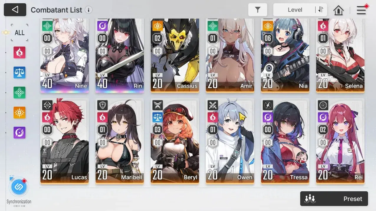 Chaos Zero Nightmare Accounts GLOBAL Lv 50|7 SSR[Heidemari,Rin,Veronica]+Sign,Ni image 4