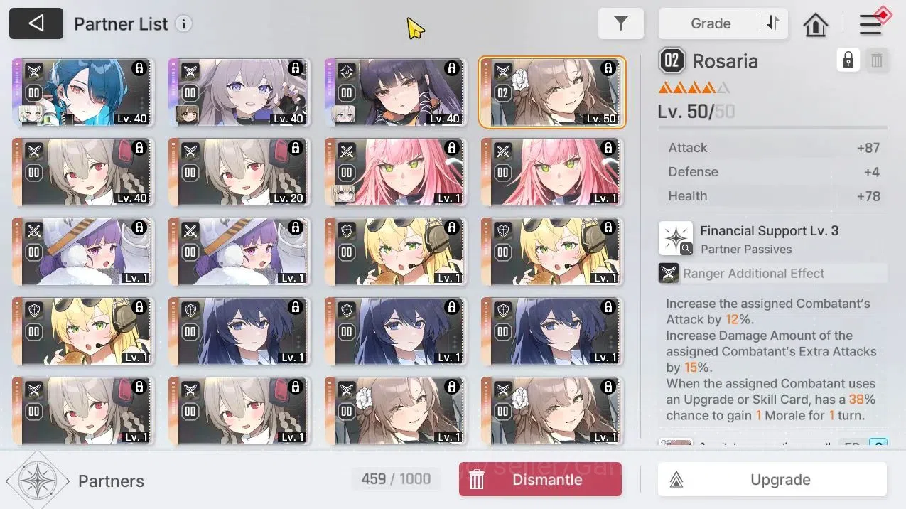 Chaos Zero Nightmare Accounts GLOBAL Lv 50|7 SSR[Heidemari,Rin,Veronica]+Sign,Ni image 7