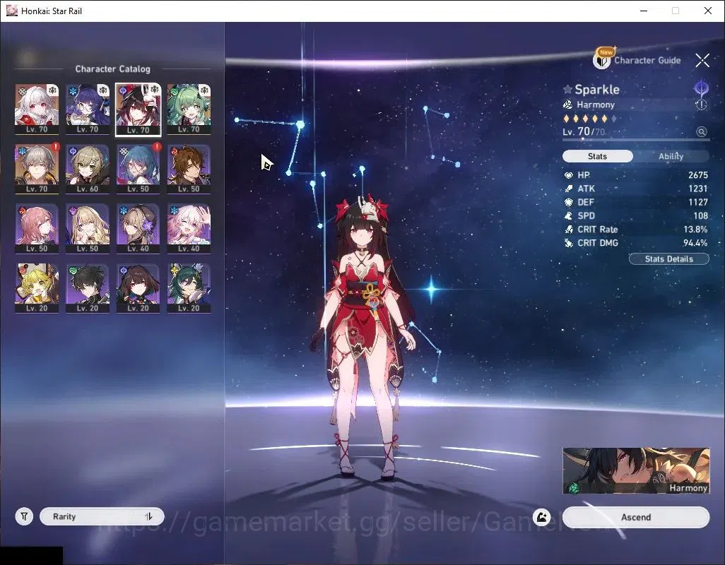 Honkai Star Rail Accounts Asia | TL 53 | 40,9K SJ | 2 Limited | Huohuo, Spar image 4