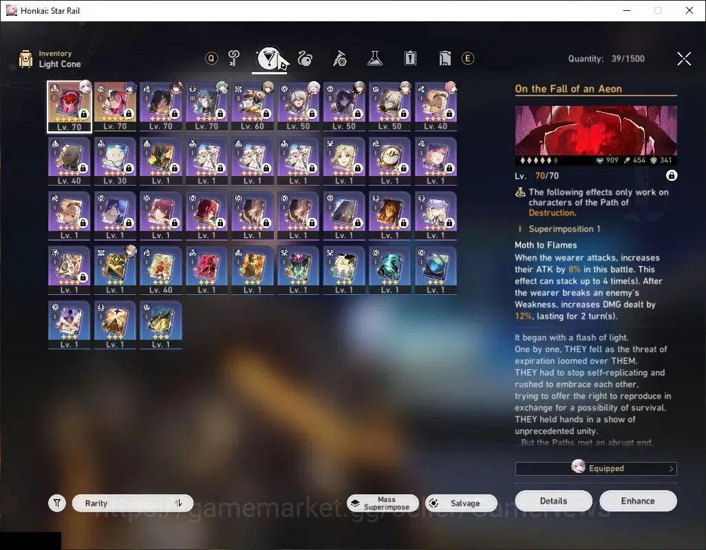 Honkai Star Rail Accounts Asia | TL 53 | 40,9K SJ | 2 Limited | Huohuo, Spar image 5
