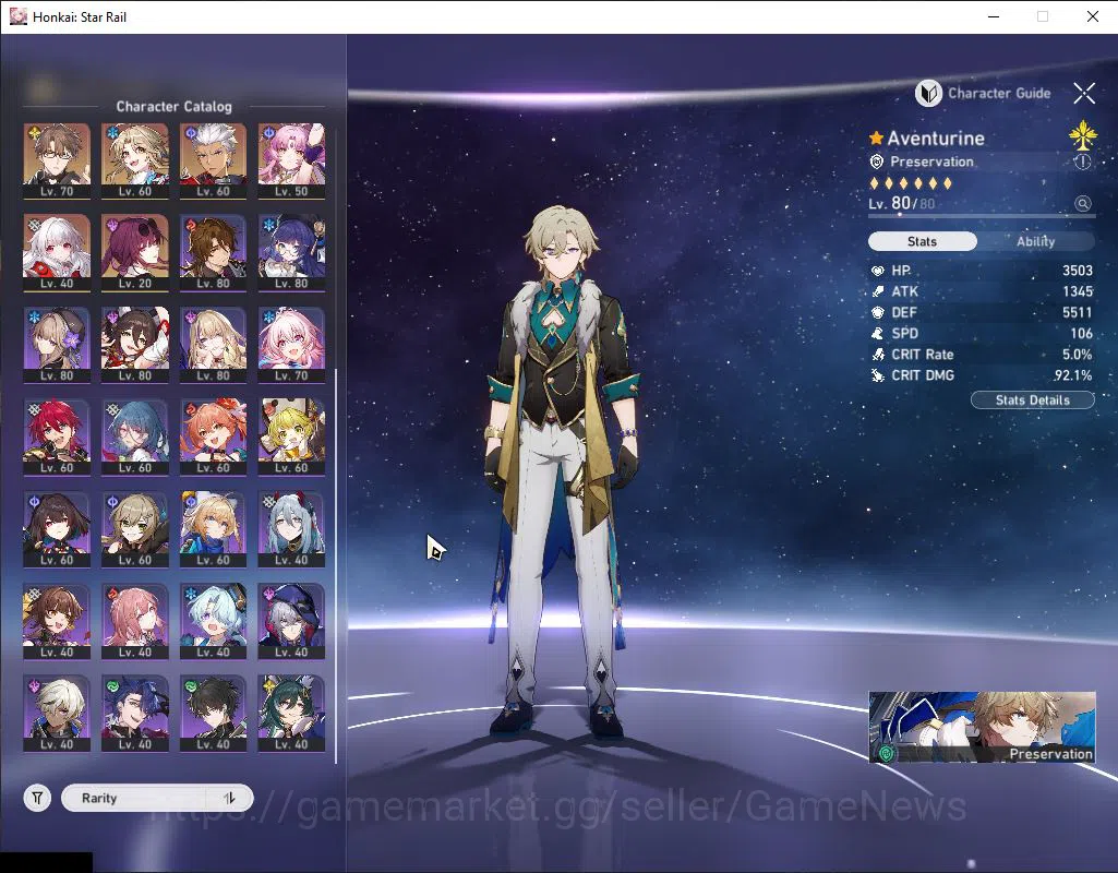 Honkai Star Rail Accounts Asia|TL 70|40 Special Pass|14 Limited|[Castorice,F image 12