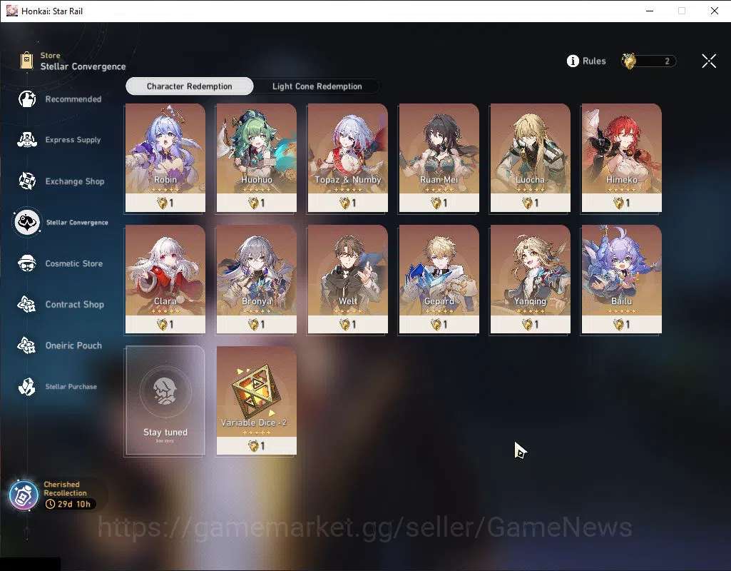 Honkai Star Rail Accounts Asia|TL 70|40 Special Pass|14 Limited|[Castorice,F image 2
