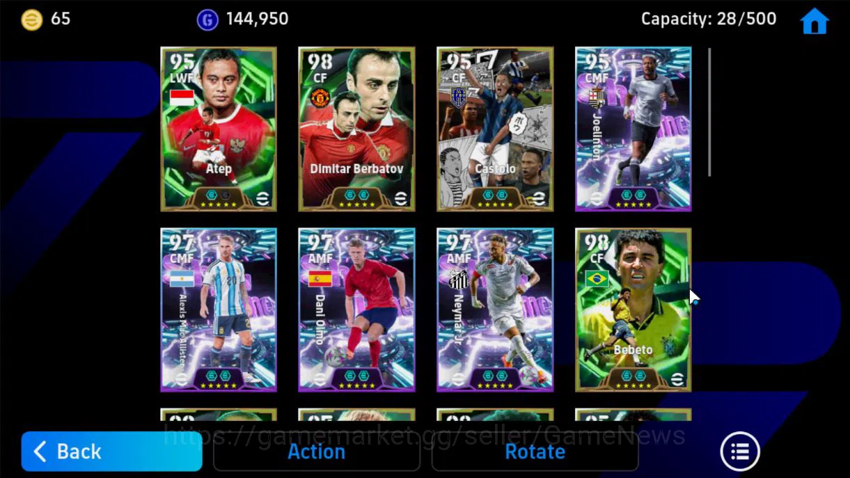 eFootball Accounts Android|Show Time Mbape,Roberto Carlos,Bebeto,Kaka image 13