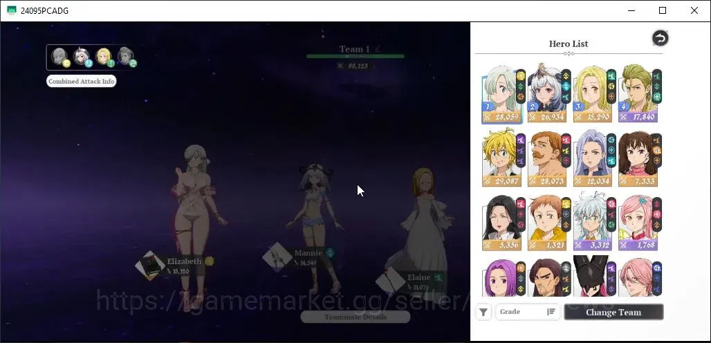 The Seven Deadly Sins: Origin Accounts SEA|Lv 46|10 1