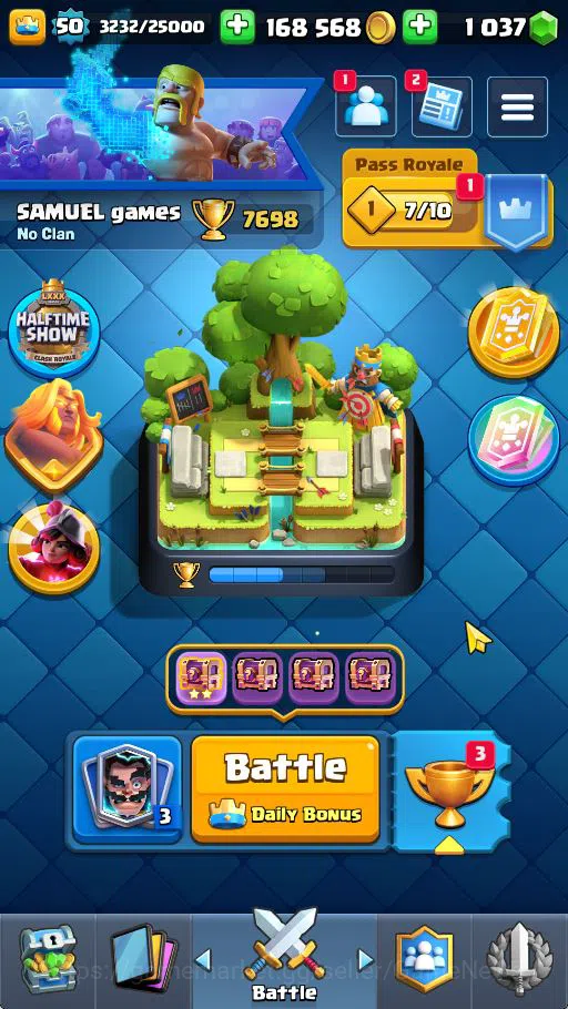 Clash Royale Midgame Lvl 50|Trophy 7698|KTL 14|Limited Skin|Card 118|8  image 1