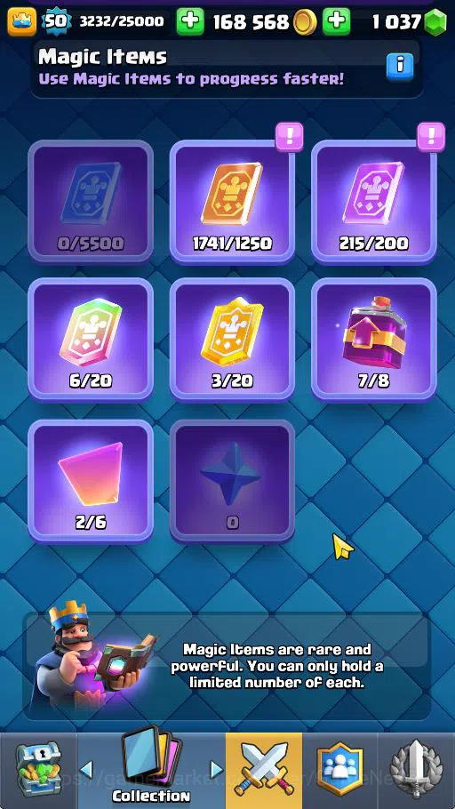 Clash Royale Accounts Midgame Lvl 50|Trophy 7698|KTL 14|Limited Skin|Card 118|8 EVO 7 Champ 20 Legendary 32 Epic 30 Rare 29 14