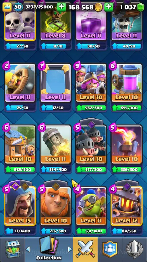 Clash Royale Accounts Midgame Lvl 50|Trophy 7698|KTL 14|Limited Skin|Card 118|8 EVO 7 Champ 20 Legendary 32 Epic 30 Rare 29 9