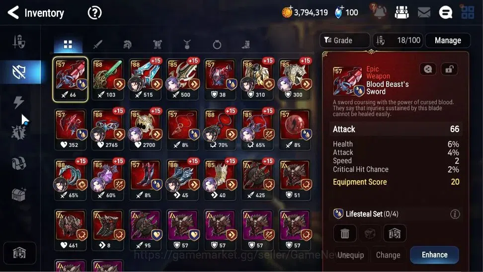 Epic Seven Accounts GLOBAL|UnVerif|2 ML(Rhianna&Luciel,S P Politis)+Te image 16