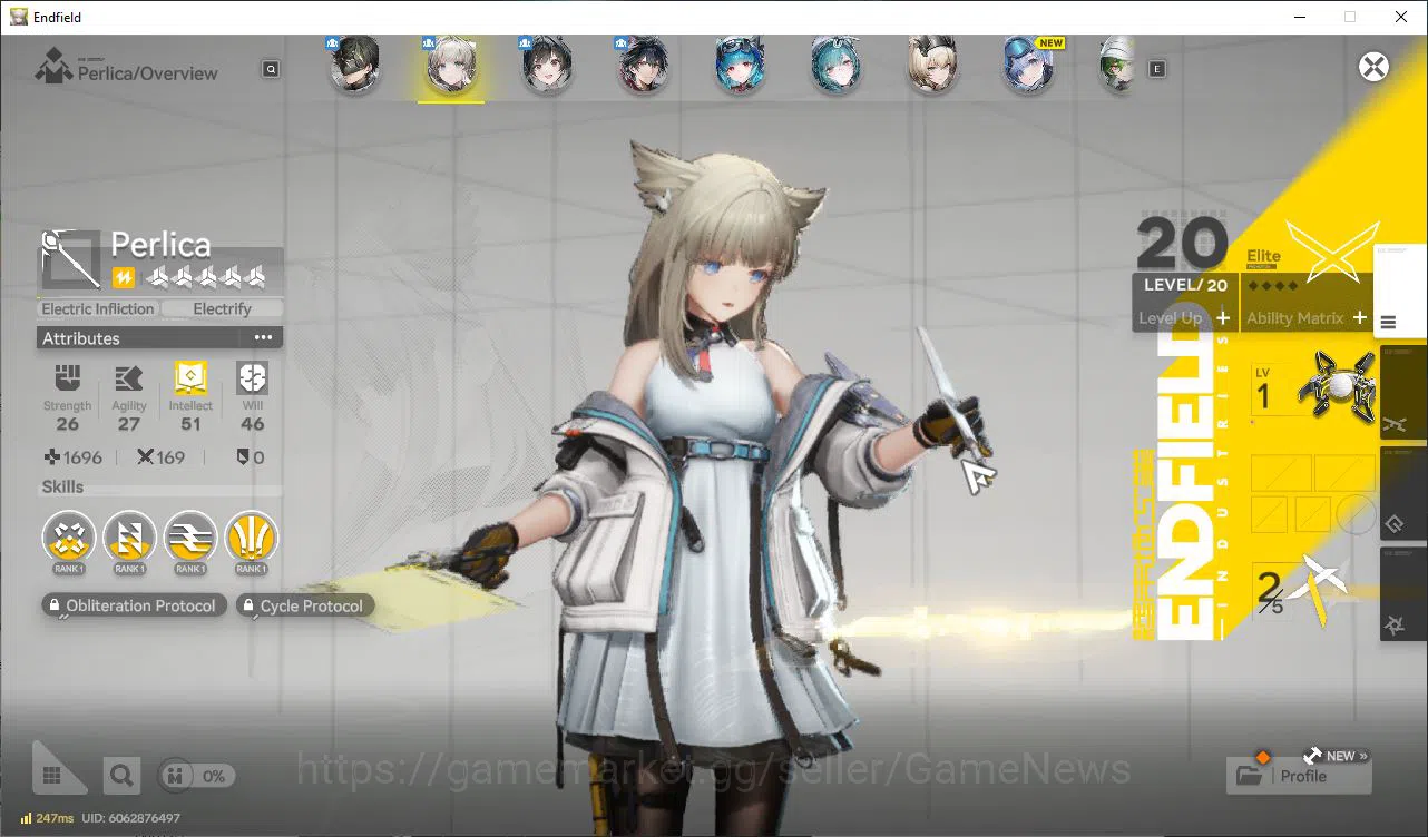 Arknights: Endfield Accounts NA/EU Lv3|Starter| Solo SSR Last 4