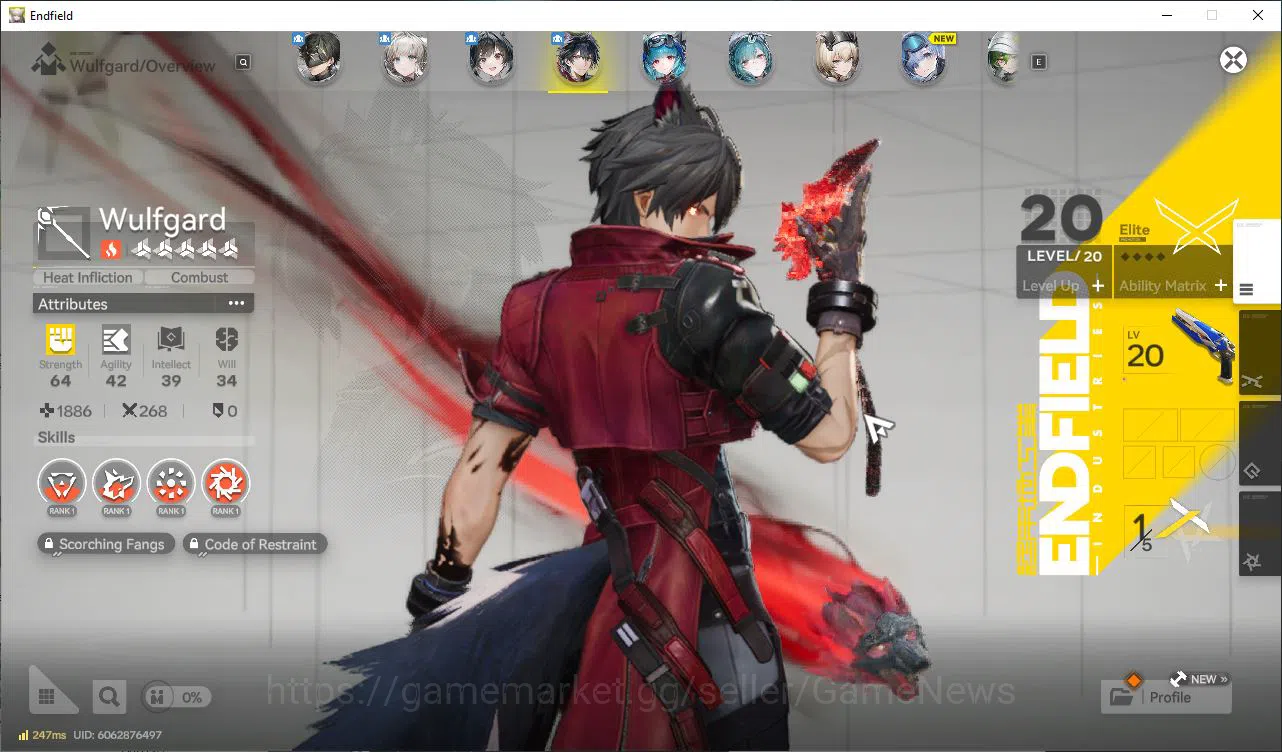 Arknights: Endfield Accounts NA/EU Lv3|Starter| Solo SSR Last 5