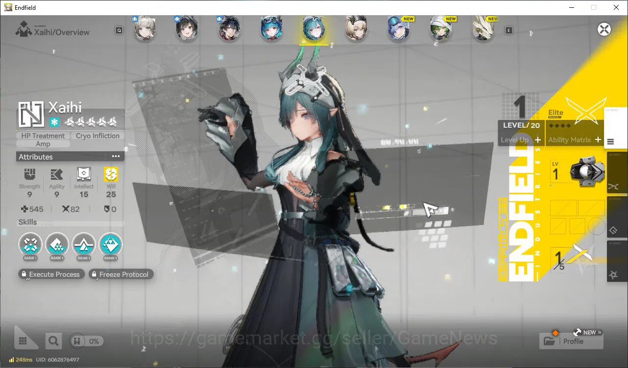 Arknights: Endfield Accounts NA/EU Lv3|Starter| Solo SSR Last 6