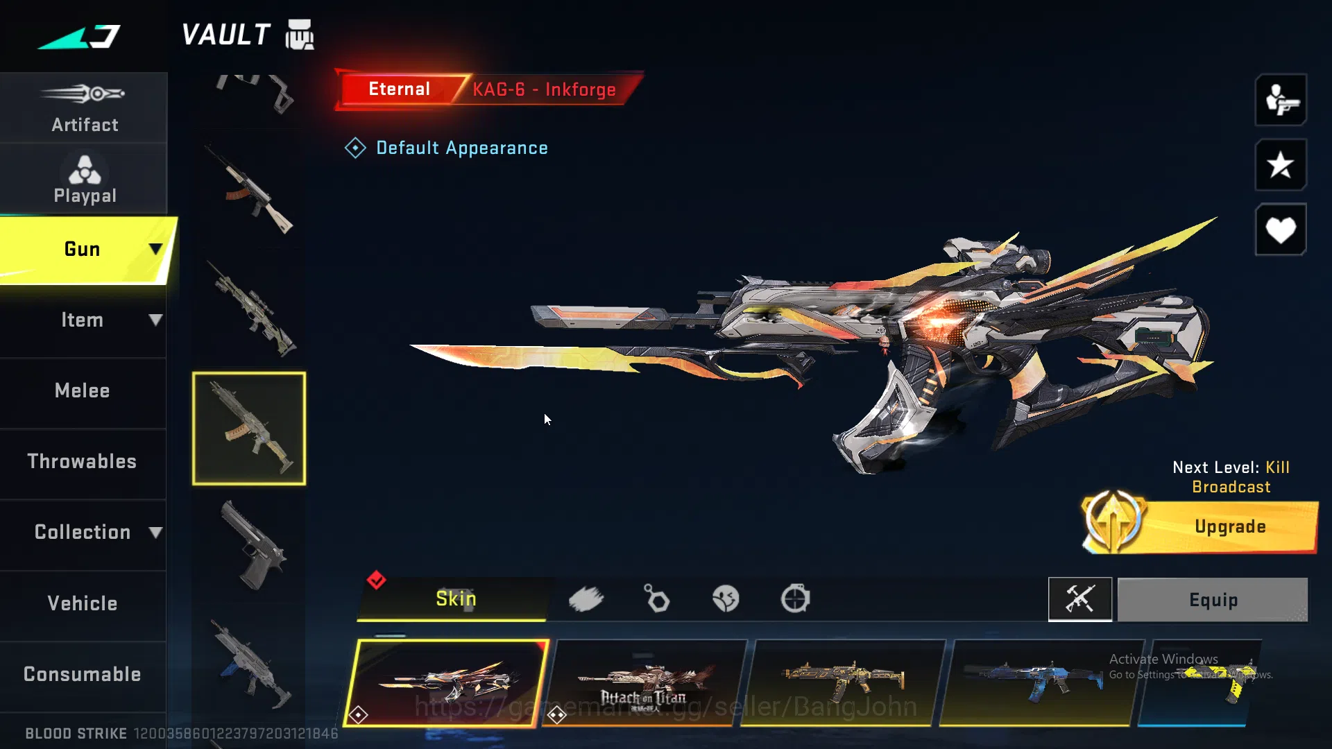Blood Strike Accounts "ASIA | 2 EVO | 6 Eternal | Evo M4 | Evo AK47 | Et image 6