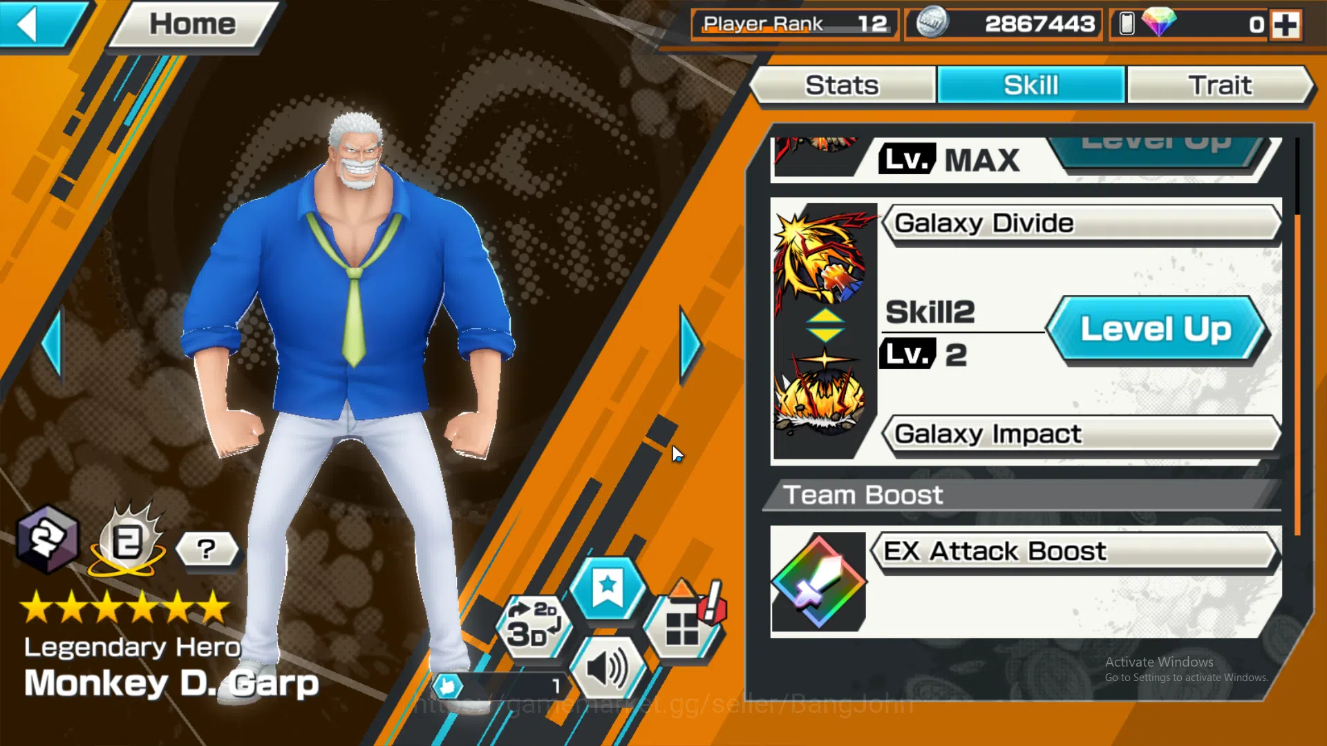 One Piece Bounty Rush Accounts GLOBAL | EX 4 | borsalino, LH monkey garp, st jayg image 10