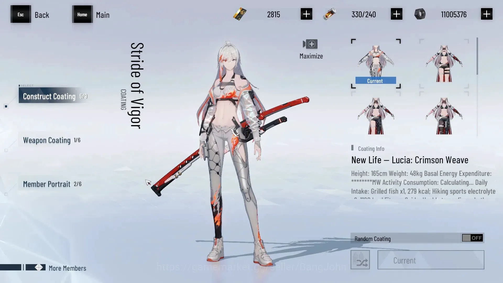 Punishing: Gray Raven Accounts End-Game ASIA |L103|Collab BlackShooter,DMC|(SS LuciaCW,SS NanamiS,SS 4