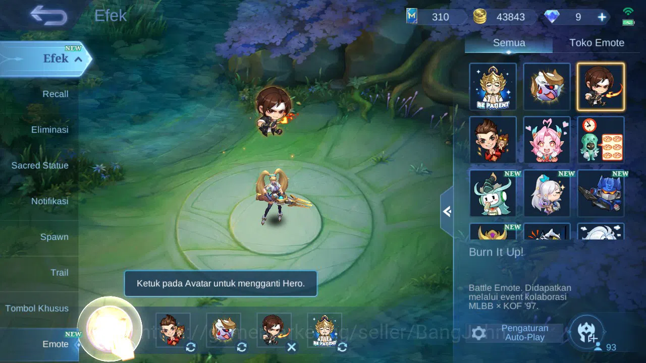 Mobile Legends: Bang Bang Accounts GLOBAL Hero 93 Skin 178 Luckybox Fanny Karrie | KO image 12