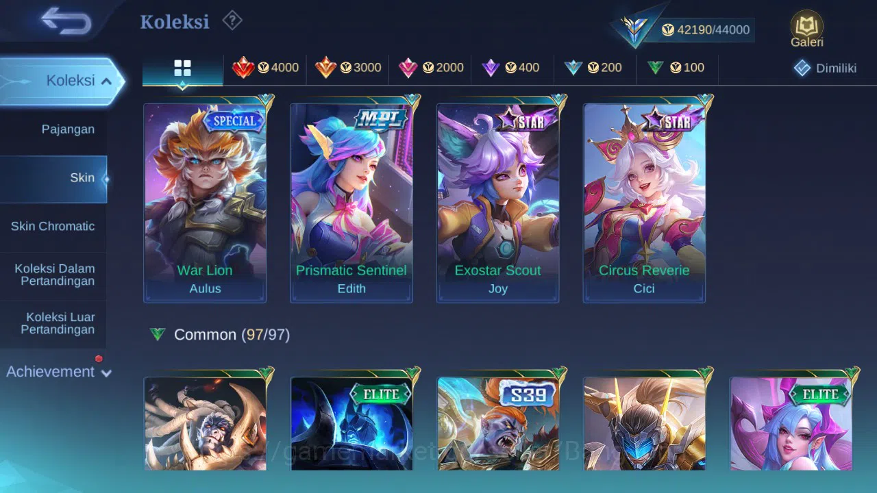 Mobile Legends: Bang Bang Accounts GLOBAL Hero 93 Skin 178 Luckybox Fanny Karrie | KO image 8