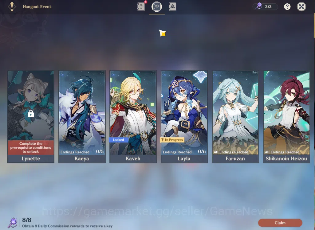 Genshin Impact Accounts ASIA|FreeHI+HSR|AR60|PreamTeam Arlecchino|22Limite image 13
