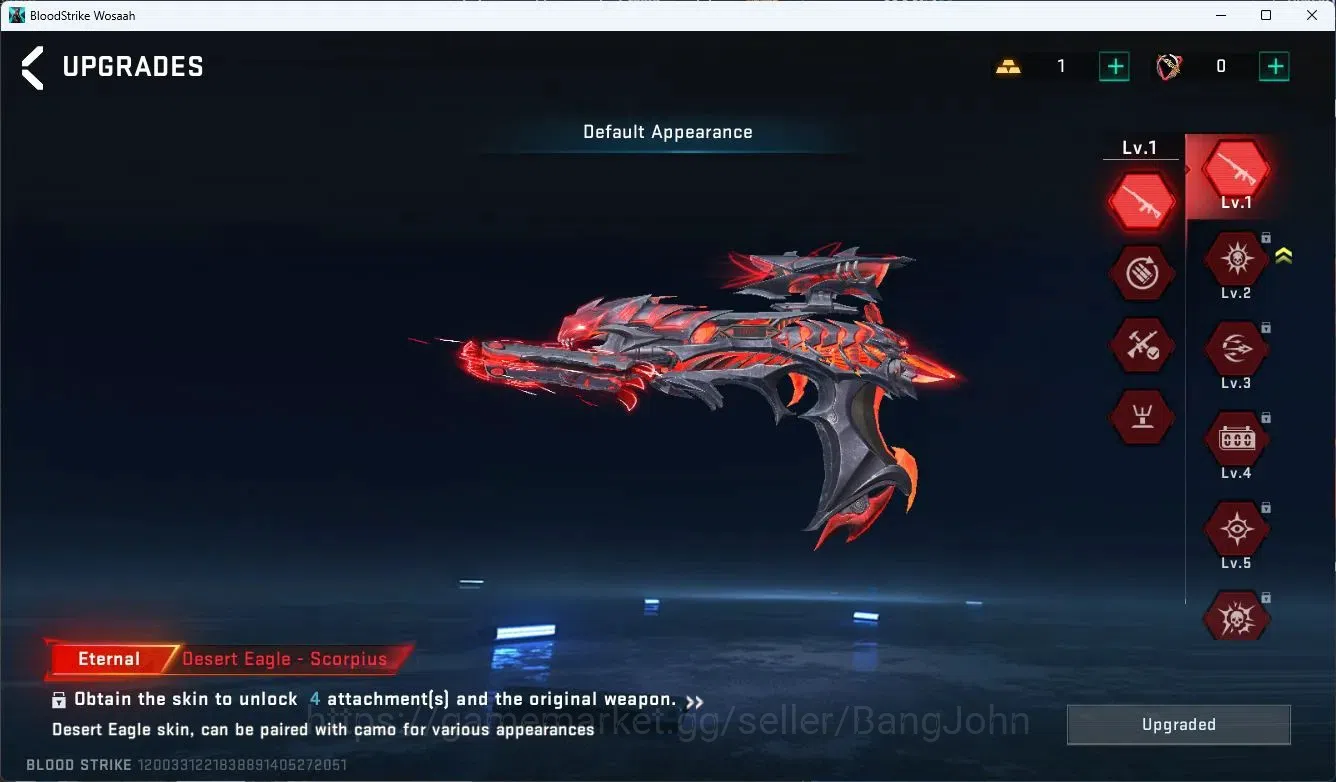 Blood Strike Accounts ASIA | 1 ETERNAL: Desert Eagle | 3 7DS | 8 ULTRA | image 8