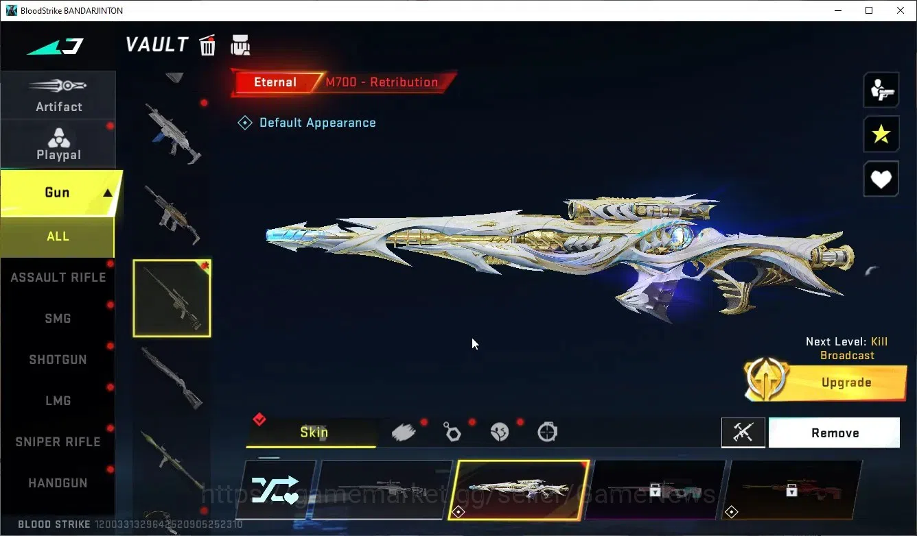 Blood Strike Accounts ASIA | ETERNAL M700-Retribution | 1 ULTRA Striker  image 4