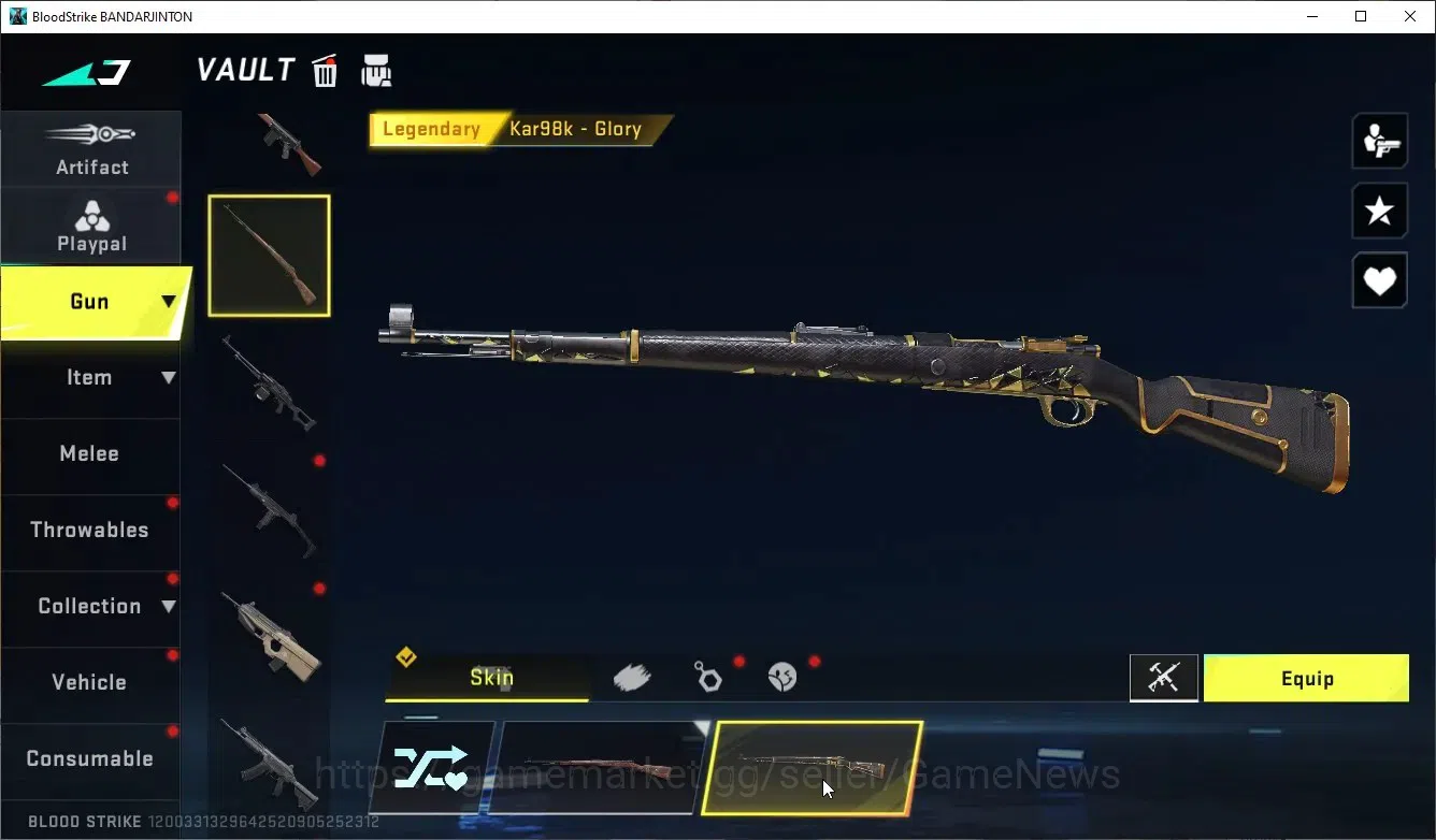 Blood Strike Accounts ASIA | ETERNAL M700-Retribution | 1 ULTRA Striker  image 8