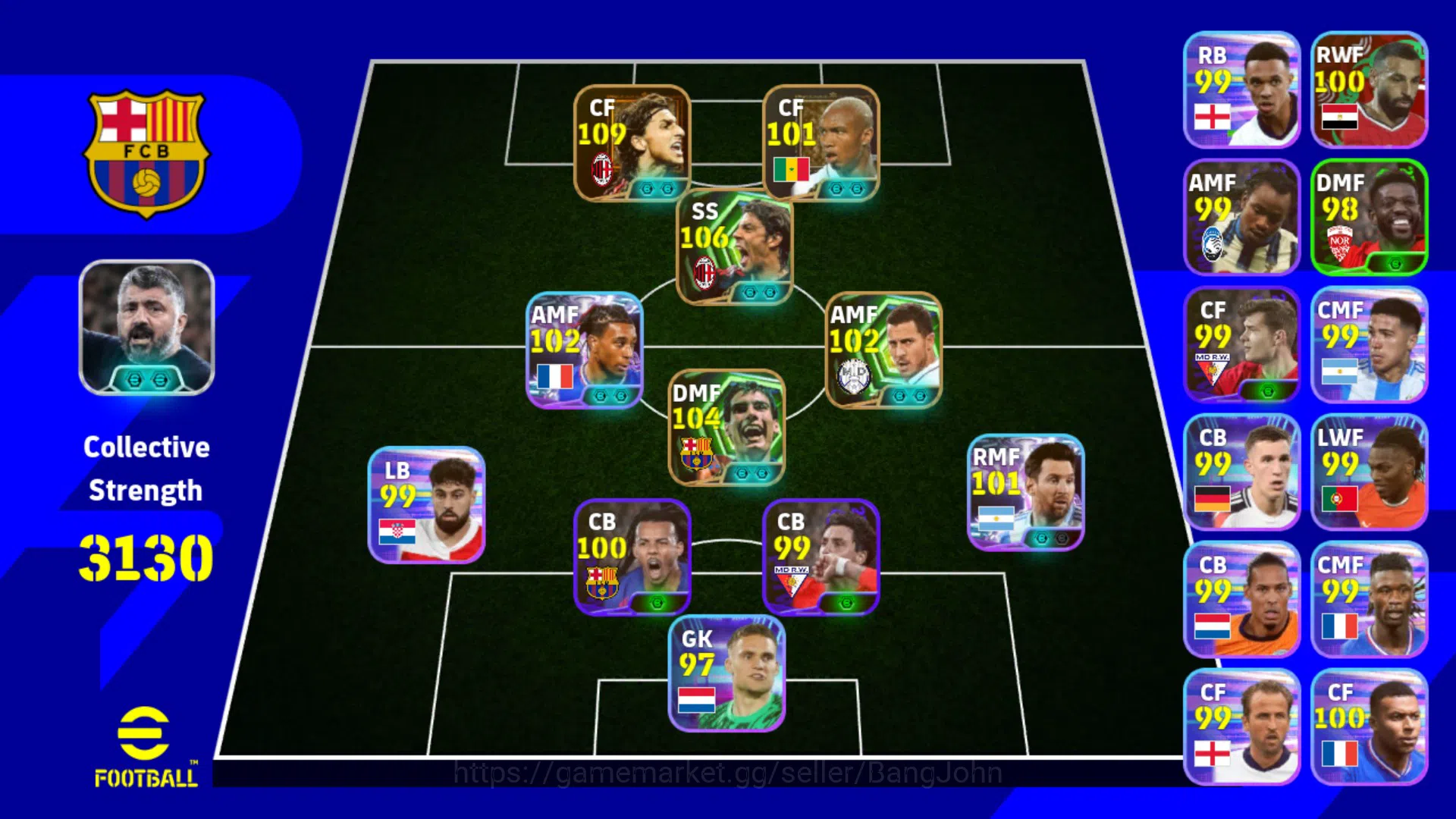 eFootball Accounts Android Power 3130 | Zlatan Ibrahimovic Big Time | image 1