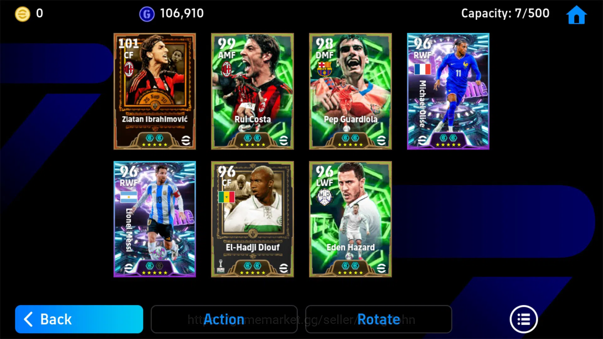 eFootball Accounts Android Power 3130 | Zlatan Ibrahimovic Big Time | image 3