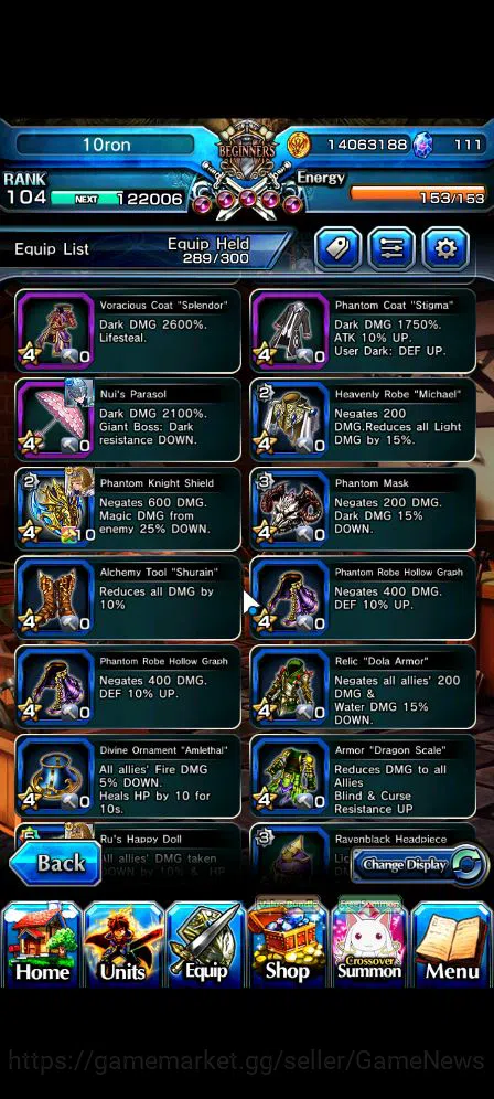 Grand Summoners Accounts Mid-Game Global|Rank 104|22 Ascend|InumutaTW,Madoka KanameTW,Summer MiyuTW,EmiyaTW,ChloeTW,Crus 14