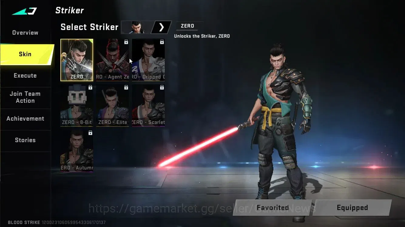 Blood Strike Accounts ASIA|ULTRA [MELEE Lightblade-Dark Force]|BR Silver image 3