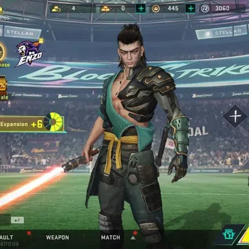 Blood Strike Collab Skin ASIA|ULTRA [MELEE Lightblade-Dark Force]|BR Silver image 1