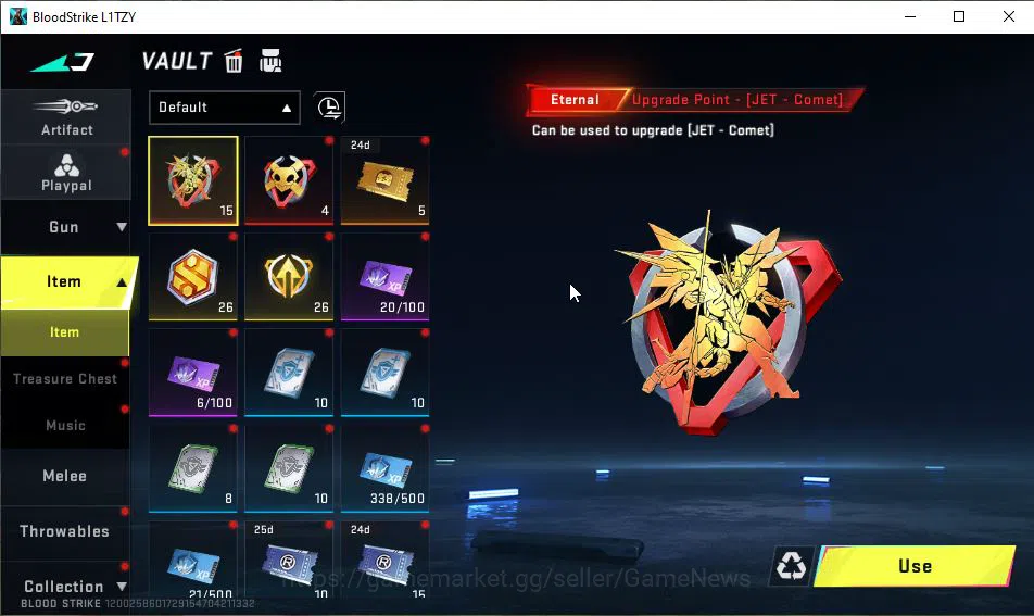 Blood Strike Accounts ASIA|ETERNAL JET-Comet|Collab BLEACH[MCX-Tensa Lv2 image 10