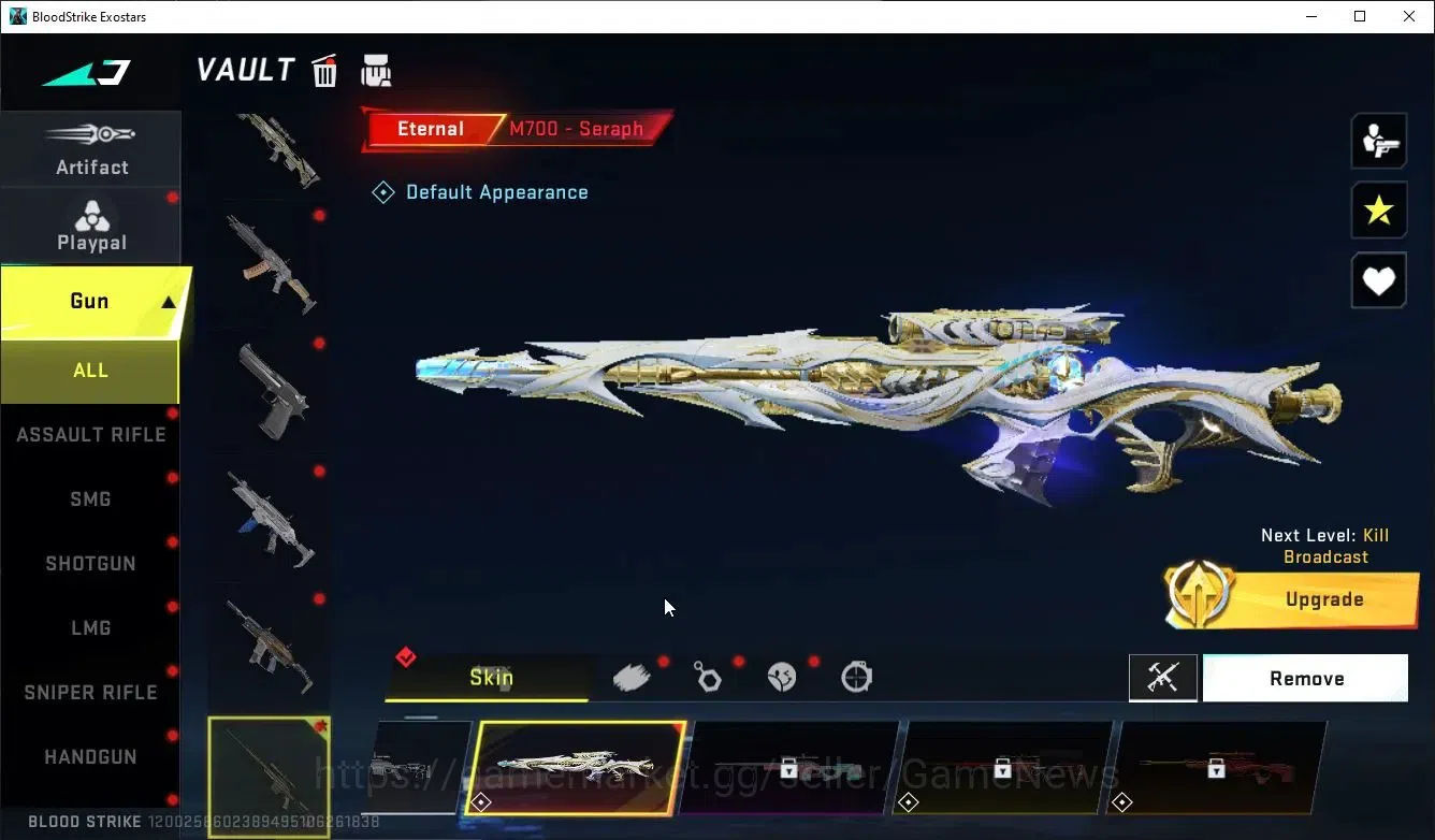 Blood Strike Accounts ASIA|ETERNAL M700,DeAgle+MELEE TalonKnife,COLLAB T image 8