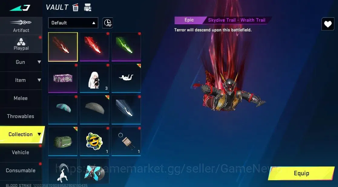 Blood Strike Accounts ASIA|ULTRA [ETHAN-Raid Mask]|Legendary Guns[MP155- image 2