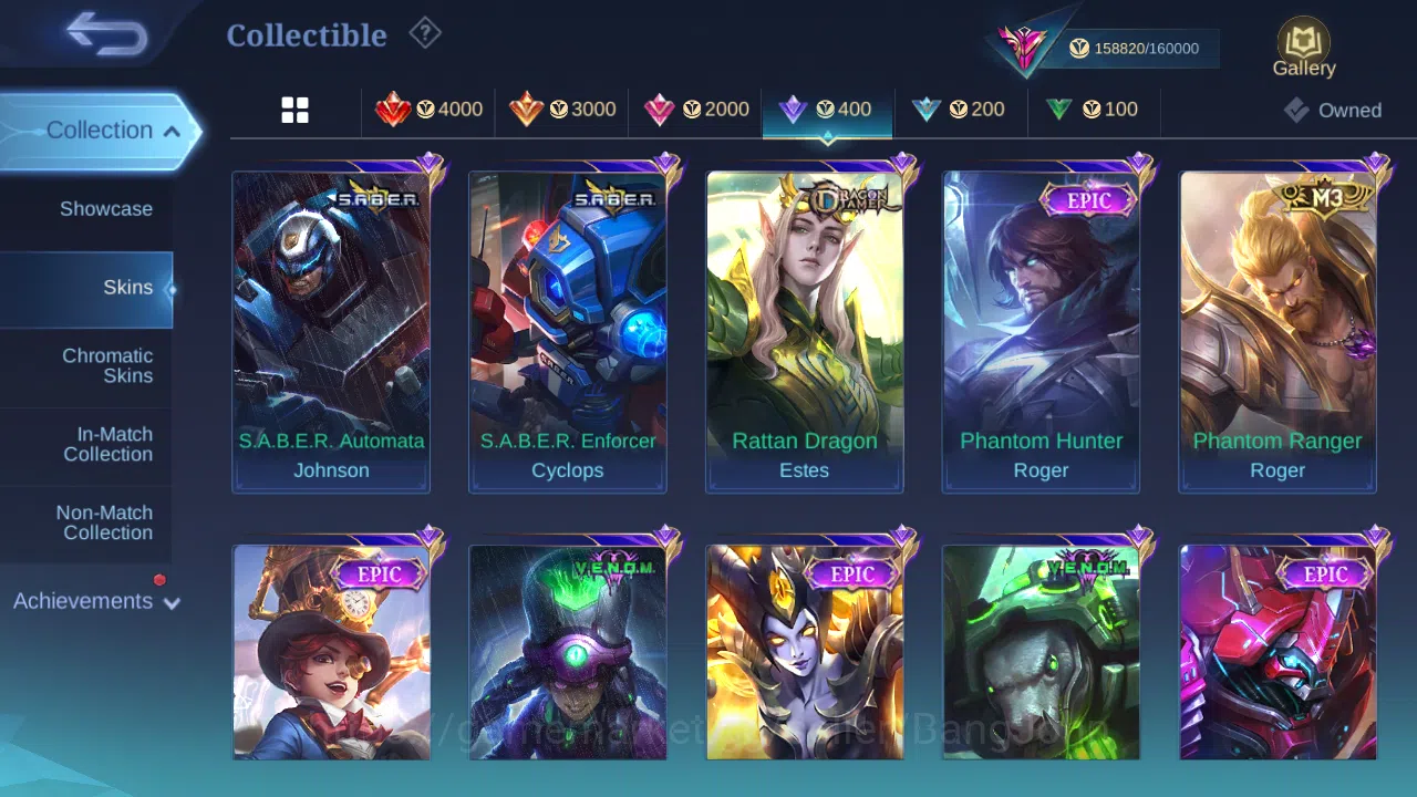 Mobile Legends: Bang Bang Accounts Hero 131 | skin 472 | legend gusion | legend lunox image 10