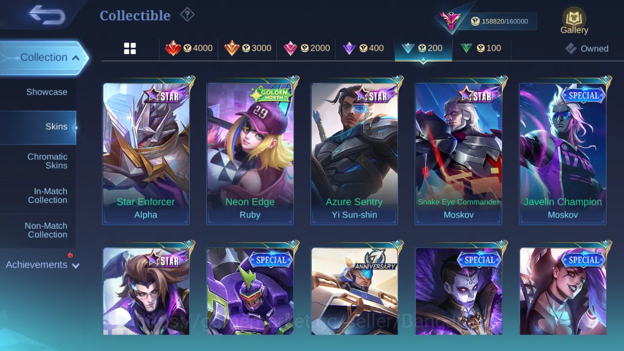 Mobile Legends: Bang Bang Accounts Hero 131 | skin 472 | legend gusion | legend lunox image 15