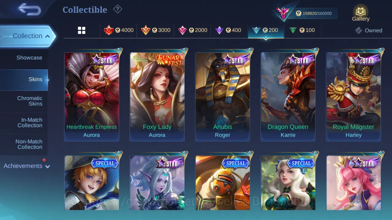 Mobile Legends: Bang Bang Accounts Hero 131 | skin 472 | legend gusion | legend lunox image 16