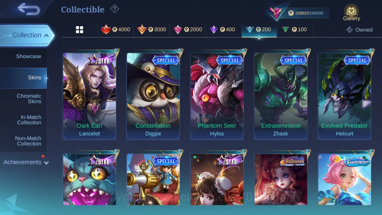Mobile Legends: Bang Bang Accounts Hero 131 | skin 472 | legend gusion | legend lunox image 17